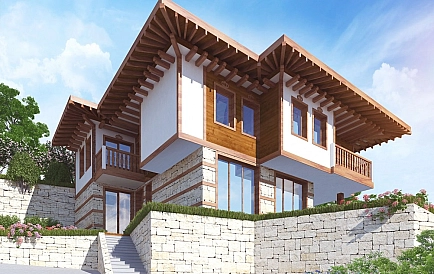 ID 7437 Neues zweistöckiges Haus in Sveti Vlas Foto 7