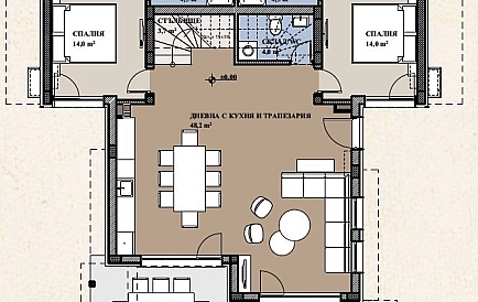 ID 7439 Neues zweigeschossiges Haus in Sveti Vlas Foto 8