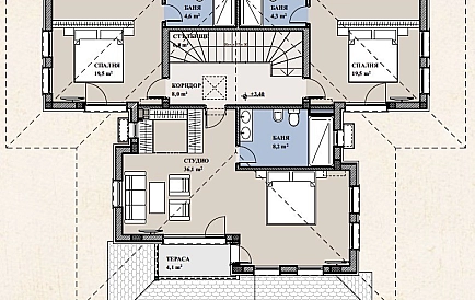ID 7439 Neues zweigeschossiges Haus in Sveti Vlas Foto 10