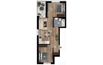 ID 12335 Immobilien vom Entwickler im Forest Club House Foto 4