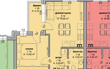 ID 15342 Zweizimmerwohnung in La Mer House Foto 2