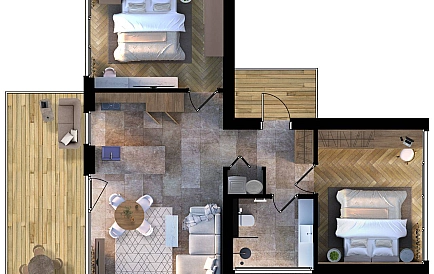 ID 13084 Komplex von individuellen Villen Foto 7