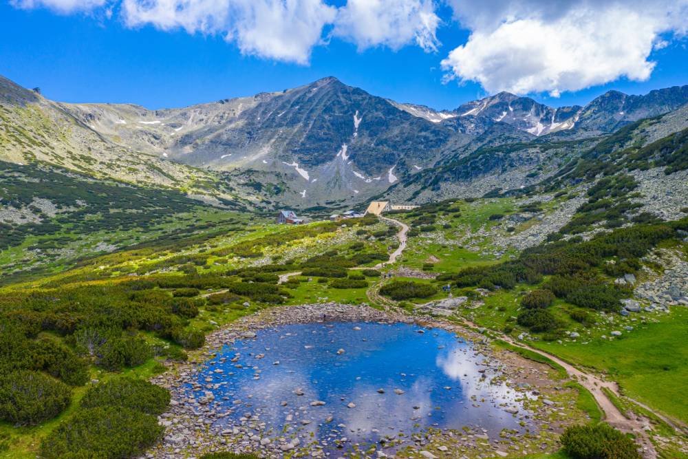 Der Gipfel Musala im bulgarischen Rila-Gebirge