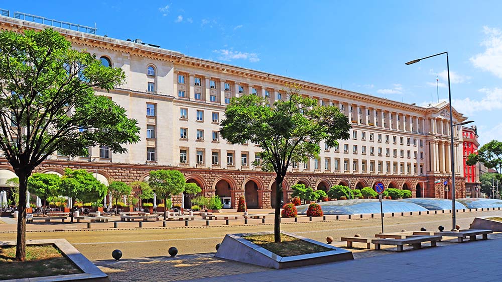 Gebäude des zentralen Kaufhauses in Sofia