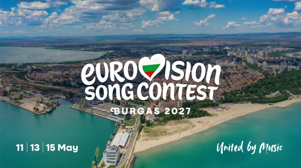 Plakat Eurovision 2027 Burgas United by Music